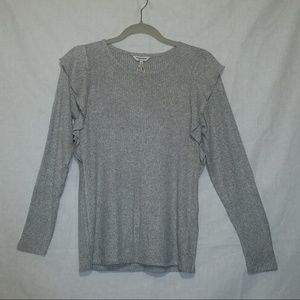 🎅NWT Lucky Brand Grey Top Large🎅